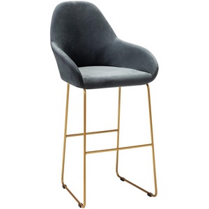 Изображение товара Кресло Бар. Kent Diag grey/Линк золото R-Home арт.410219131h_Diaggrey_золото_БАР