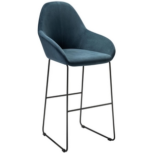Изображение товара Кресло Бар. Kent Diag blue/Линк R-Home арт.410219150h_Diagblue_черн_БАР