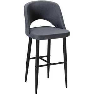 Изображение товара Стул Бар.Lars темно-серый/черный R-Home арт.410220132h_Dark grey_черн_БАР