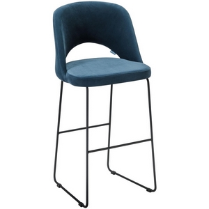 Изображение товара Стул Бар. Lars Diag blue/Линк R-Home арт.410220150h_Diag blue_черн_БАР