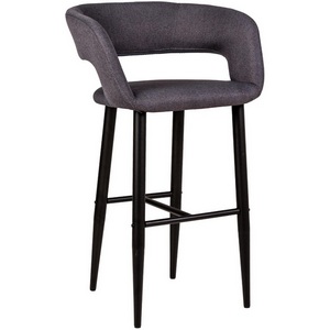 Изображение товара Стул барный R-Home Hugs Тм.Сер/Черный