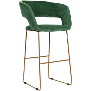 Изображение товара Кресло Бар. Hugs зеленый/Линк золото R-Home арт.410231101h_green_золото_БАР