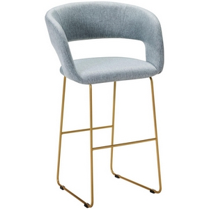 Изображение товара Кресло Бар. Hugs св.сер/Линк золото R-Home арт.410231112h_Light grey_золото_БАР