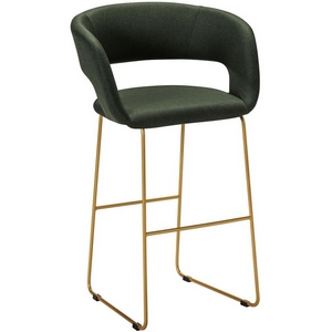 Изображение товара Кресло Бар. Hugs тёмно-зеленый/Линк золото R-Home арт.410231132h_Dark_Green_золото_БАР