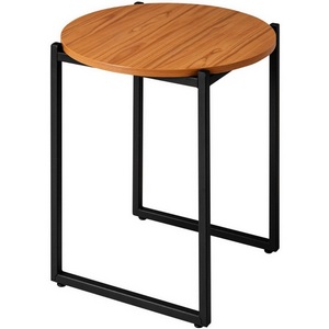 Изображение товара Стол с закругленными углами кофейный R-Home Clio Вишня Локарно (круглая столешница, I I-образная опора)