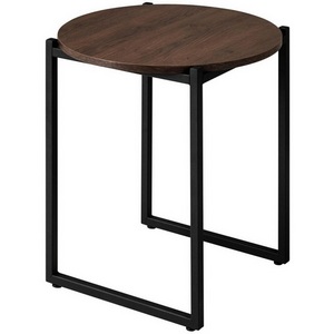 Изображение товара Стол с закругленными углами кофейный R-Home Clio Гладстоун Табак (круглая столешница, I I-образная опора)