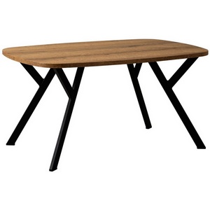 Изображение товара Стол с закругленными углами журнальный R-Home Flora Q Шерман коньяк (прямоугольная столешница, 4 ножки)