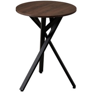 Изображение товара Стол журнальный R-Home Flora R Гладстоун Табак (круглая столешница, 3 ножки)