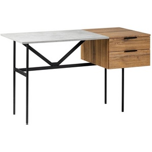 Изображение товара Стол письменный с ящиком R-Home Newton Шерман коньяк (прямоугольная столешница, 4 ножки)