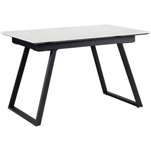 Изображение товара Стол R-Home Пеле раздвижной 140-180 Светлый мрамор/Бабочка