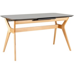 Изображение товара Стол R-Home раскл. Нарвик Glass 140-180 Automatic Natur/Dark matte Glass