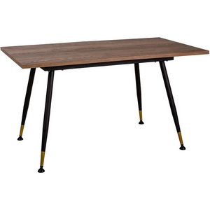 Изображение товара Стол с вставкой Месси раздвиж. 120-160*80 Галифакс Табак R-Home 4104281h_Табак12 (прямоугольная столешница, 4 ножки)