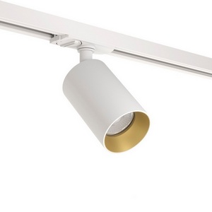 Изображение товара Трековый светильник однофазный 7W 220V White/Gold RAUMBERG R8150WhGd
