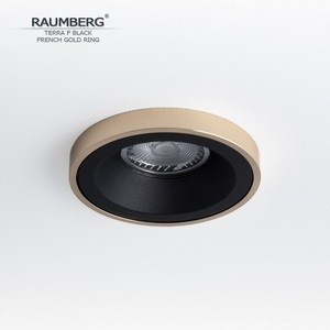 Изображение товара Встраиваемый светильник Raumberg Terra F TerraFBk\FGd Black\French Gold
