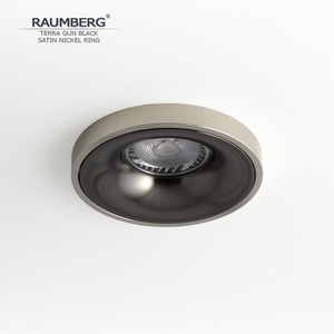 Изображение товара Встраиваемый светильник Raumberg TerraGBk\SNi Gun Black\Satin Nickel