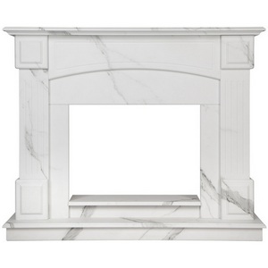 Изображение товара Портал для электрокамина RealFlame Carolina 25,5 WT Мрамор белый (200038)