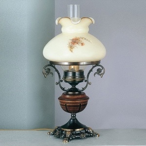Изображение товара Настольная лампа под старину в виде керосиновой лампы P.2400G Reccagni Angelo 2400 P 2400G