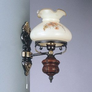 Изображение товара Бра под старину с выключателем в виде керосиновой лампы A.2401/1 Reccagni Angelo 2401 A 2401/1