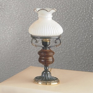 Изображение товара Настольная лампа под старину в виде керосиновой лампы P.2810M Reccagni Angelo 2810 P M