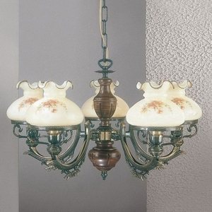 Изображение товара Подвесная люстра под старину в виде керосиновой лампы L.2812/5 Reccagni Angelo 2812 L 2812/5