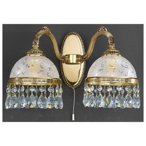 Изображение товара Бра с выключателем A.6300/2 Reccagni Angelo 6300 A 6300/2 с подвесками