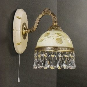 Изображение товара Бра с выключателем A.6906/1 Reccagni Angelo 6906 A 6906/1 листья с подвесками