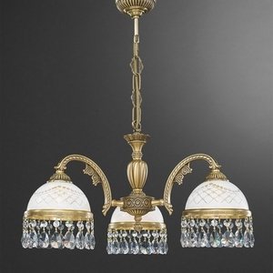 Изображение товара Подвесная люстра с узором в клетку L.7000/3 Reccagni Angelo 7000 L 7000/3 с подвесками