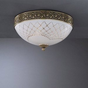 Изображение товара Потолочная люстра с узором в клетку PL.7002/3 Reccagni Angelo 7002 PL 7002/3