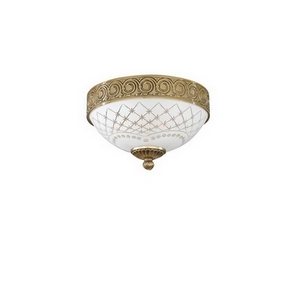 Изображение товара Потолочная люстра с узором в клетку PL.7112/2 Reccagni Angelo 7112 PL 7112/2