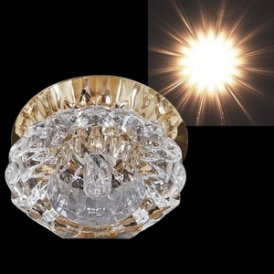 Изображение товара Точечный светильник круглый Reluce 08006-9.0-001TS G9 GD