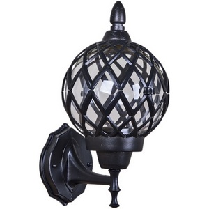 Изображение товара Настенный фонарь уличный Reluce 09018-0.2-001SW BK в форме шара