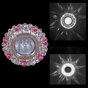 Изображение товара Точечный светильник круглый Reluce 00755-9.0-001CN MR16+LED3W CL+PK