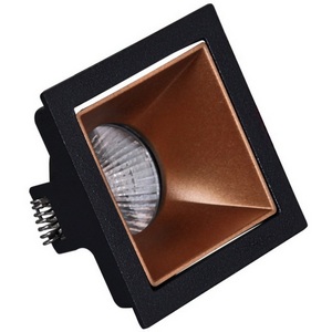 Изображение товара Точечный светильник Reluce 16086-9.0-001PT MR16 BK+ROSE GD