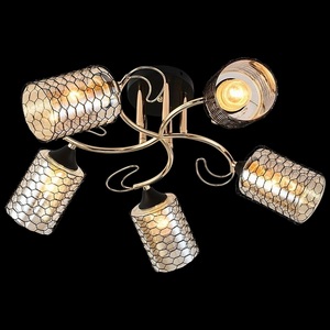 Изображение товара Потолочная люстра на штанге Reluce 01309-0.3-05 BK+FGD