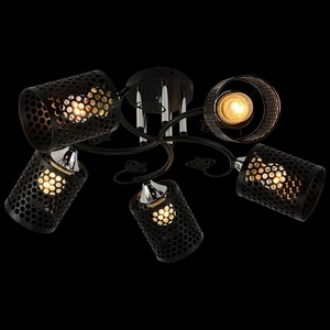 Изображение товара Потолочная люстра на штанге Reluce 11320-0.3-05 BK+CR