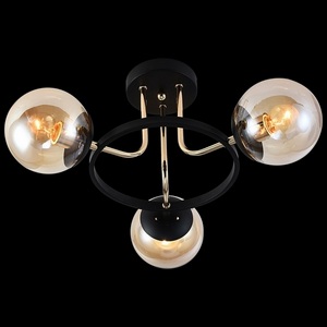 Изображение товара Потолочная люстра Reluce 01344-0.3-03 BK+FGD в форме шара