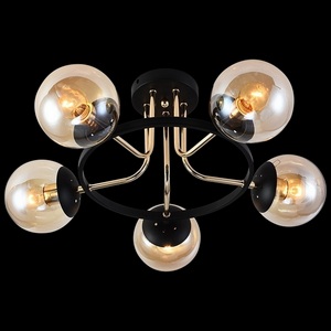 Изображение товара Потолочная люстра Reluce 01344-0.3-05 BK+FGD в форме шара