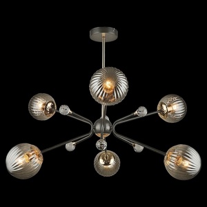 Изображение товара Потолочная люстра на штанге Reluce 04901-0.3-06 COFFEE+FGD в форме шара