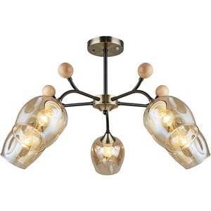 Изображение товара Потолочная люстра на штанге Reluce 02009-0.3-05 AB+BK