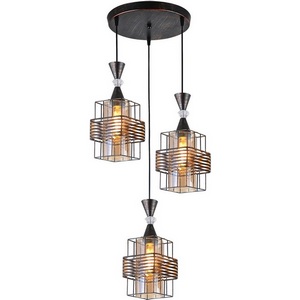 Изображение товара Подвесной светильник Reluce 03128-0.9-03 BK+PATINA GOLD