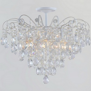 Изображение товара Потолочная люстра хрустальная на штанге Reluce 04055-0.3-07 WH+GOLD PN