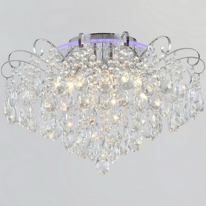 Изображение товара Потолочная люстра с пультом хрустальная Reluce 04021-0.3-07 CR+RGB