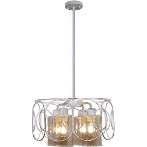 Изображение товара Подвесная люстра штанге Reluce 03883-0.4-04 WH+GD