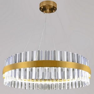 Изображение товара Подвесной светильник хрустальный светодиодный с пультом и диммером Reluce 98011-0.4-500 TB