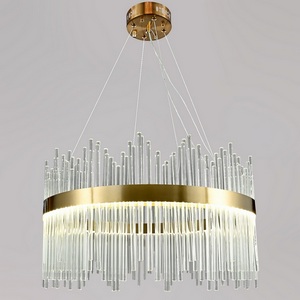 Изображение товара Подвесной светильник хрустальный светодиодный с пультом и диммером Reluce 08817-0.4-400 HGT