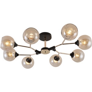 Изображение товара Потолочная люстра на штанге Reluce 01483-0.3-08 BK+FGD