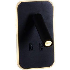 Изображение товара Спот с выключателем светодиодный для чтения Reluce 86204-9.2-001KT LED12W BK