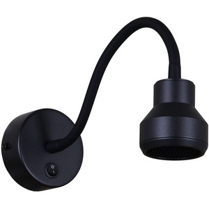 Изображение товара Настенный светильник с выключателем светодиодный для чтения Reluce 86203-9.2-001MN LED5W BK