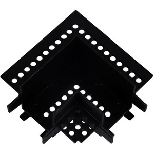 Изображение товара Коннектор угловой для встраиваемого магнитного шинопровода Reluce RL 06202 corner connector BK