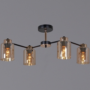 Изображение товара Потолочная люстра на штанге Reluce 01606-0.3-04 BK+FGD